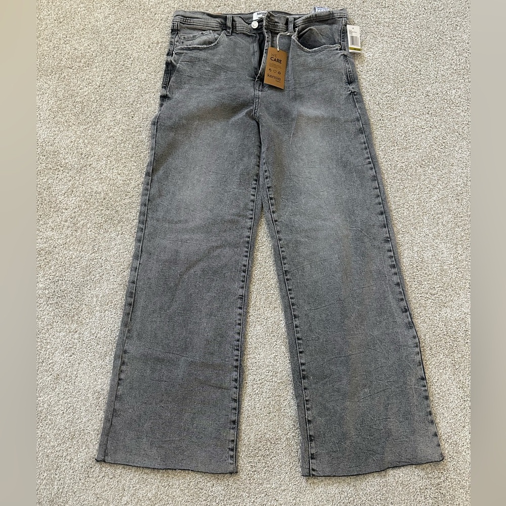 Kensie Gray Flare Women's Jeans